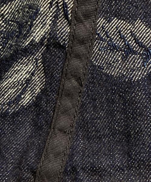 FETICO（フェティコ）FETICO (フェティコ) ROSE DENIM JACKET/ローズデニムジャケット インディゴ サイズ:2の古着・服飾アイテム