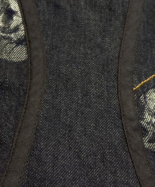 FETICO（フェティコ）FETICO (フェティコ) ROSE DENIM JACKET/ローズデニムジャケット インディゴ サイズ:2の古着・服飾アイテム