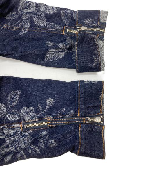 FETICO（フェティコ）FETICO (フェティコ) ROSE DENIM JACKET/ローズデニムジャケット インディゴ サイズ:2の古着・服飾アイテム