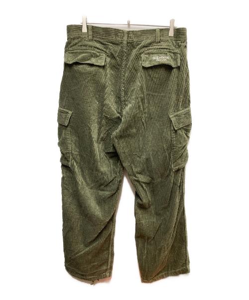 SUPREME（シュプリーム）Supreme (シュプリーム) wide wale corduroy cargo pant グリーン サイズ:34の古着・服飾アイテム