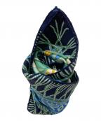 GUCCIグッチ）の古着「シルクスカーフ」｜ブルー×グリーン