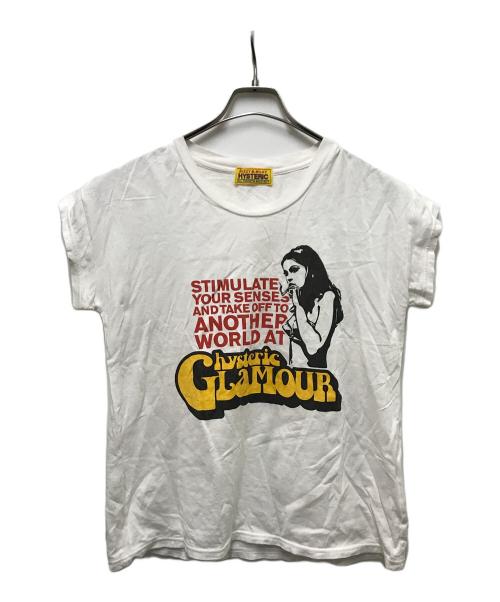 Hysteric Glamour（ヒステリックグラマー）Hysteric Glamour (ヒステリックグラマー) SMOKING GIRL Tシャツ ホワイト サイズ:Freeの古着・服飾アイテム