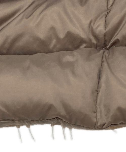 EMMETI（エンメティ）EMMETI (エンメティ) ムートン切替ダウンコート ブラウン サイズ:38の古着・服飾アイテム