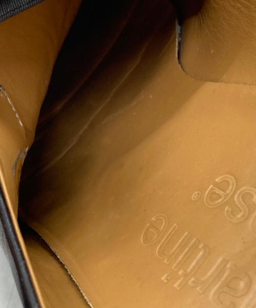 MARTINE ROSE（マーティン・ローズ）MARTINE ROSE (マーティン・ローズ) スクエアトゥローファー ブラック サイズ:43の古着・服飾アイテム