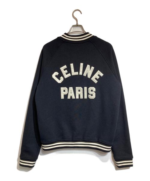 CELINE（セリーヌ）CELINE (セリーヌ) Teddy College Jacket/カレッジテディジャケット ブラック サイズ:Sの古着・服飾アイテム