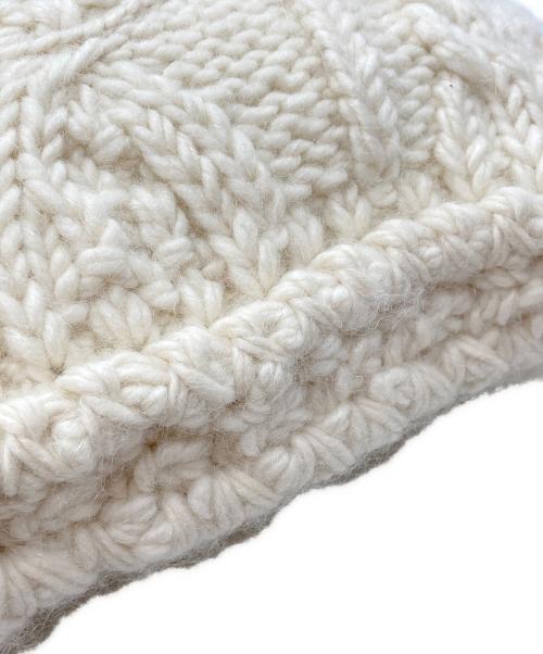 CELINE（セリーヌ）CELINE (セリーヌ) ニットショルダーバッグ/トリオンフ ベージュの古着・服飾アイテム