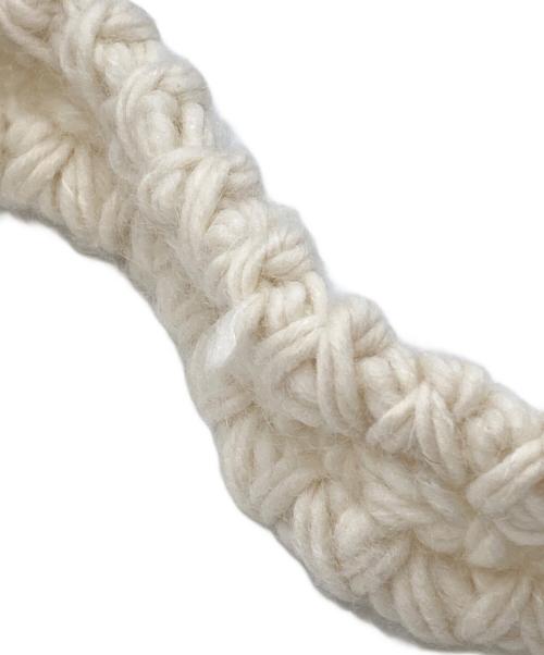 CELINE（セリーヌ）CELINE (セリーヌ) ニットショルダーバッグ/トリオンフ ベージュの古着・服飾アイテム