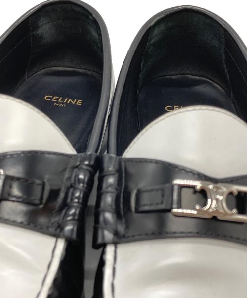 CELINE（セリーヌ）CELINE (セリーヌ) ルコ トリオンフ ローファー/LUCOTRIOMPHE ブラック サイズ:41の古着・服飾アイテム