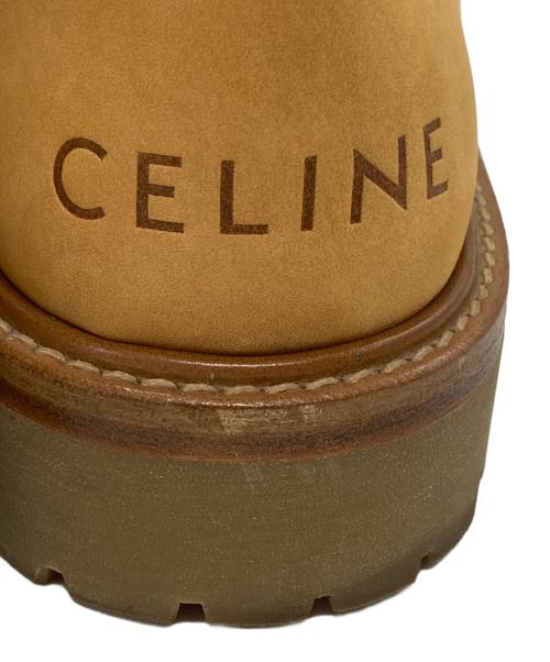 CELINE（セリーヌ）CELINE (セリーヌ) KURT 1ヌバックレザーブーツ ブラウン サイズ:40の古着・服飾アイテム