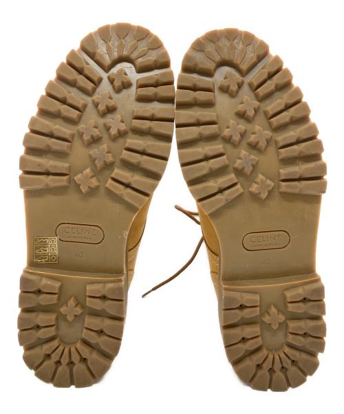 CELINE（セリーヌ）CELINE (セリーヌ) KURT 1ヌバックレザーブーツ ブラウン サイズ:40の古着・服飾アイテム