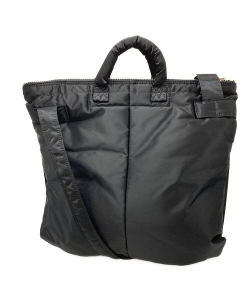 PORTER（ポーター）PORTER (ポーター) COMME des GARCONS (コムデギャルソン) HELMET BAG(M)/ヘルメットバッグ/タンカー ブラックの古着・服飾アイテム