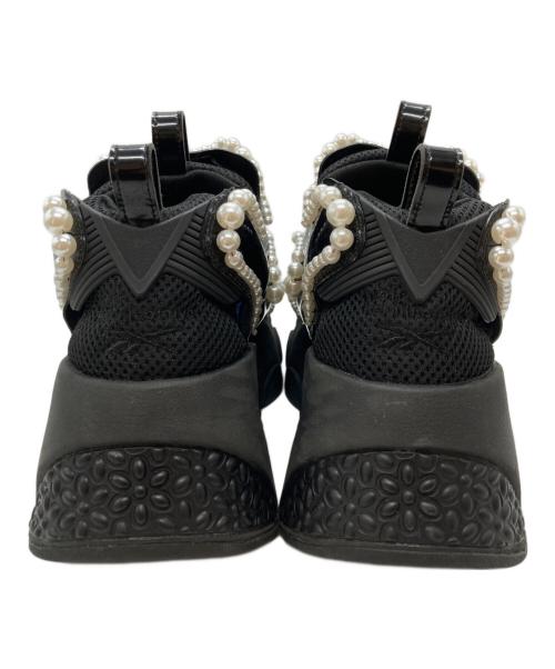 noir kei ninomiya（ノワール ケイ ニノミヤ）noir kei ninomiya (ノワール ケイ ニノミヤ) REEBOK (リーボック) INSTAPUMP FURY WINGTIP & PEARL/インスタポンプフューリー ウィングチップアンドパール ブラック サイズ:29の古着・服飾アイテム