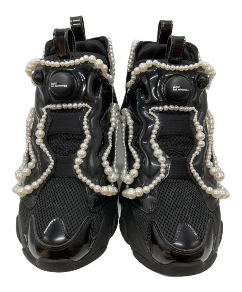 noir kei ninomiya（ノワール ケイ ニノミヤ）noir kei ninomiya (ノワール ケイ ニノミヤ) REEBOK (リーボック) INSTAPUMP FURY WINGTIP & PEARL/インスタポンプフューリー ウィングチップアンドパール ブラック サイズ:29の古着・服飾アイテム