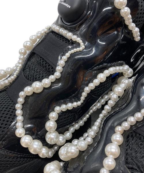 noir kei ninomiya（ノワール ケイ ニノミヤ）noir kei ninomiya (ノワール ケイ ニノミヤ) REEBOK (リーボック) INSTAPUMP FURY WINGTIP & PEARL/インスタポンプフューリー ウィングチップアンドパール ブラック サイズ:29の古着・服飾アイテム