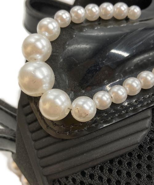 noir kei ninomiya（ノワール ケイ ニノミヤ）noir kei ninomiya (ノワール ケイ ニノミヤ) REEBOK (リーボック) INSTAPUMP FURY WINGTIP & PEARL/インスタポンプフューリー ウィングチップアンドパール ブラック サイズ:29の古着・服飾アイテム