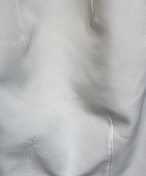 BLACK COMME des GARCONS（ブラックコムデギャルソン）BLACK COMME des GARCONS (ブラックコムデギャルソン) ポリエステルバギーショーツ/polyester baggy shorts ホワイト サイズ:Ｍの古着・服飾アイテム