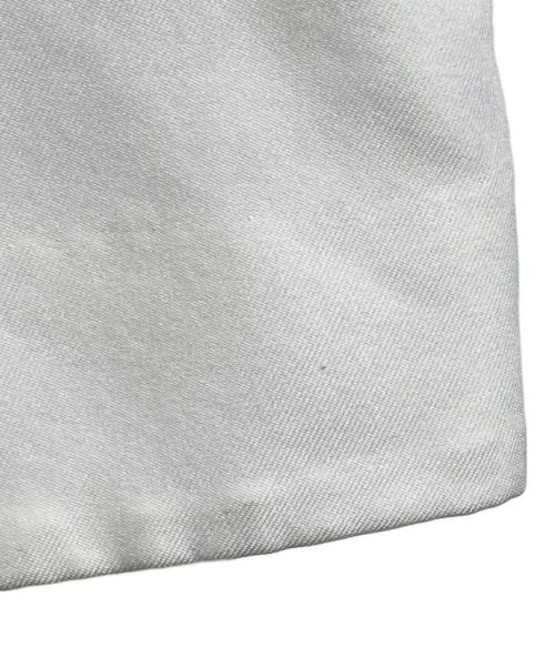 BLACK COMME des GARCONS（ブラックコムデギャルソン）BLACK COMME des GARCONS (ブラックコムデギャルソン) ポリエステルバギーショーツ/polyester baggy shorts ホワイト サイズ:Ｍの古着・服飾アイテム