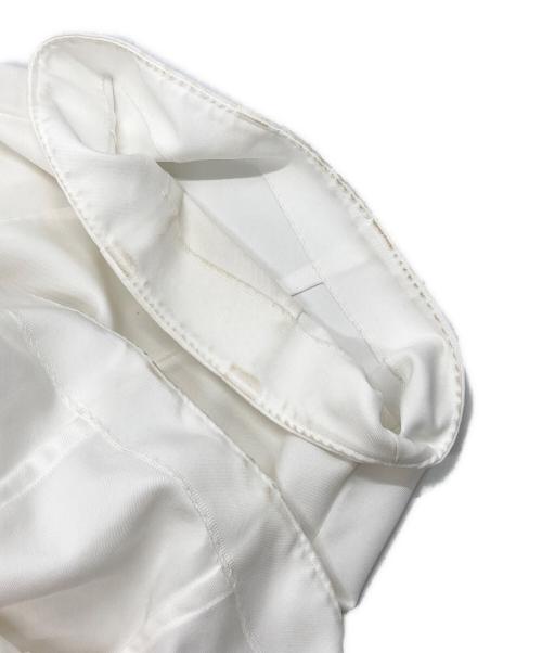 BLACK COMME des GARCONS（ブラックコムデギャルソン）BLACK COMME des GARCONS (ブラックコムデギャルソン) ポリエステルバギーショーツ/polyester baggy shorts ホワイト サイズ:Ｍの古着・服飾アイテム