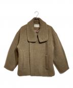 TODAYFULトゥデイフル）の古着「Standcollar Boucle Jacket/スタンドカラー　ブラウスジャケット」｜ブラウン