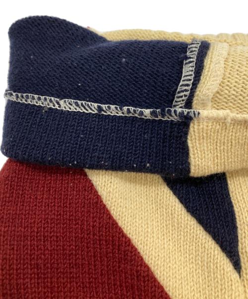 JUNYA WATANABE COMME des GARCONS（(ジュンヤワタナベ コムデギャルソン）JUNYA WATANABE COMME des GARCONS ((ジュンヤワタナベ コムデギャルソン) United Kingdom KNIT/ユナイテッドキングダムニット ベージュ サイズ:Freeの古着・服飾アイテム