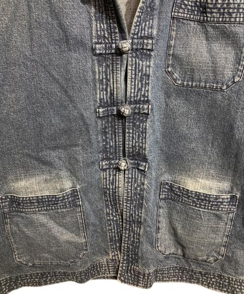 A.P.C.（アーペーセー）A.P.C. (アーペーセー) デニムチャイナジャケット インディゴ サイズ:1の古着・服飾アイテム