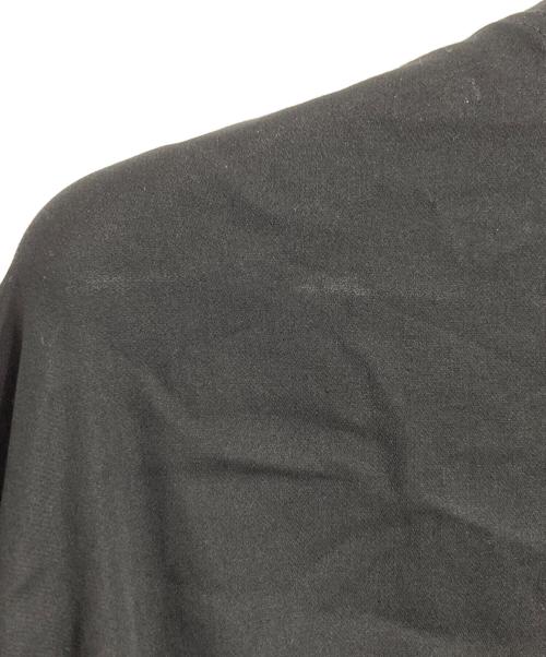 THE VIRIDI-ANNE（ヴィリジアン）THE VIRIDI-ANNE (ヴィリジアン) 強撚コットンノーカラージャケット/High-twist cotton collarless jacket ブラック サイズ:34の古着・服飾アイテム