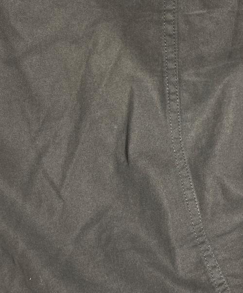 THE VIRIDI-ANNE（ヴィリジアン）THE VIRIDI-ANNE (ヴィリジアン) 強撚コットンノーカラージャケット/High-twist cotton collarless jacket ブラック サイズ:34の古着・服飾アイテム