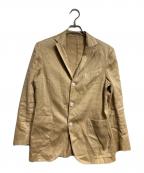 BOGLIOLIボリオリ）の古着「COATアンコンテーラードジャケット/Unstructured tailored jacket in coat-style fabric」｜ベージュ