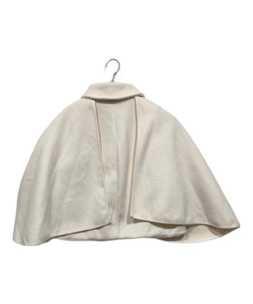 Snidel（スナイデル）Snidel (スナイデル) ショート丈ポンチョ アイボリー サイズ:Fの古着・服飾アイテム
