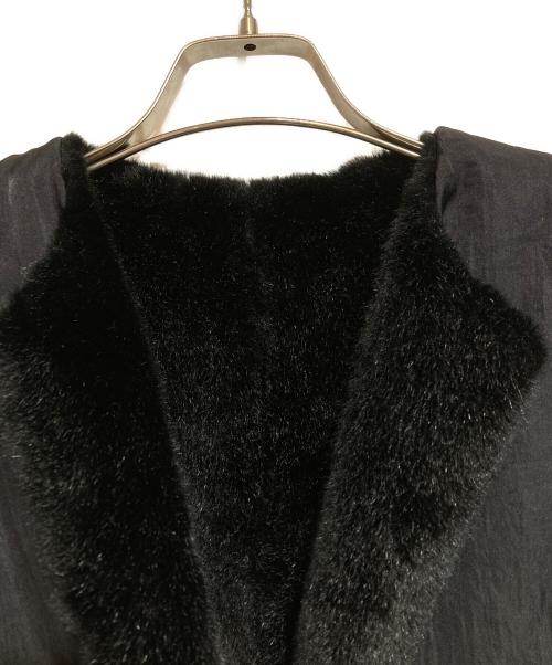 yohji yamamoto+noir（ヨウジヤマモトプリュスノアール）yohji yamamoto+noir (ヨウジヤマモトプリュスノアール) 裏ファージャケット ブラック サイズ:不明　の古着・服飾アイテム