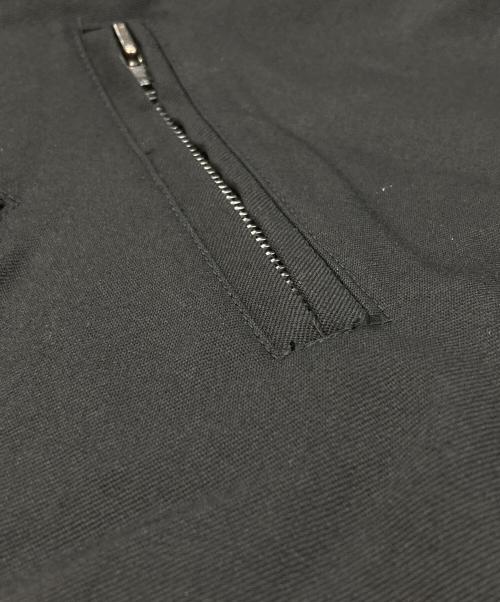 BLACK COMME des GARCONS（ブラックコムデギャルソン）BLACK COMME des GARCONS (ブラックコムデギャルソン) 捻じれデザインウールギャバライダースコート ブラック サイズ:Sの古着・服飾アイテム