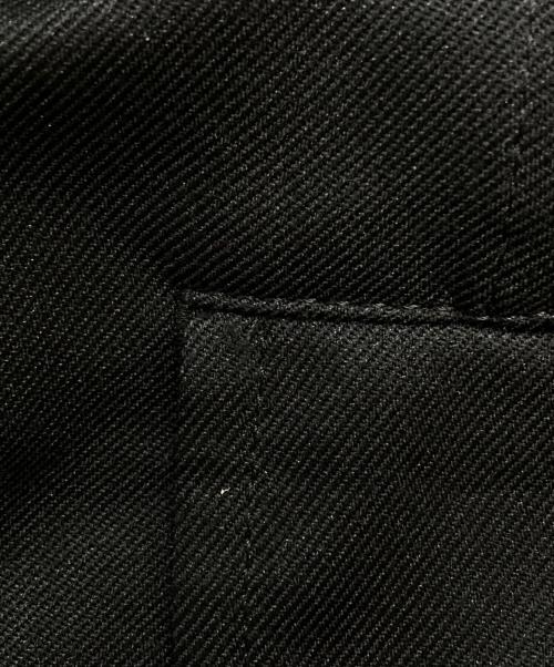 BLACK COMME des GARCONS（ブラックコムデギャルソン）BLACK COMME des GARCONS (ブラックコムデギャルソン) バッククロスデザインピークドラペルジャケット ブラック サイズ:Ｍの古着・服飾アイテム