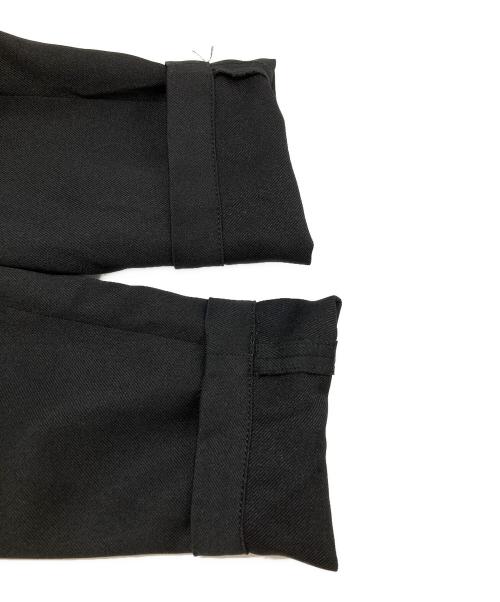 BLACK COMME des GARCONS（ブラックコムデギャルソン）BLACK COMME des GARCONS (ブラックコムデギャルソン) バッククロスデザインピークドラペルジャケット ブラック サイズ:Ｍの古着・服飾アイテム