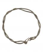 SAPIR BACHARサピアバシャール）の古着「TWIST SNAKE CHOKER」｜シルバー