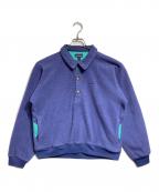 Patagoniaパタゴニア）の古着「USA製襟付きシンチラプルオーバージャケット/Synchilla Pullover」｜ネイビー