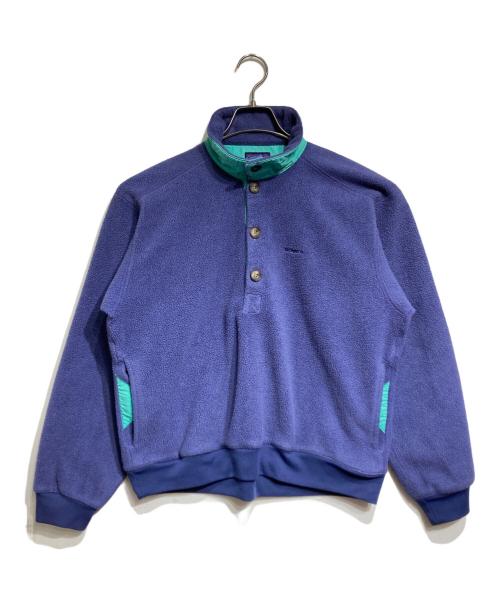 Patagonia（パタゴニア）Patagonia (パタゴニア) USA製襟付きシンチラプルオーバージャケット/Synchilla Pullover ネイビー サイズ:Sの古着・服飾アイテム