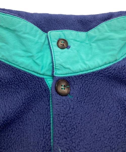 Patagonia（パタゴニア）Patagonia (パタゴニア) USA製襟付きシンチラプルオーバージャケット/Synchilla Pullover ネイビー サイズ:Sの古着・服飾アイテム