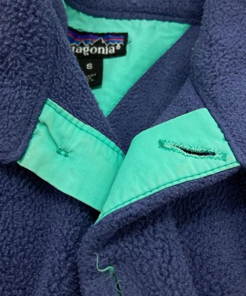 Patagonia（パタゴニア）Patagonia (パタゴニア) USA製襟付きシンチラプルオーバージャケット/Synchilla Pullover ネイビー サイズ:Sの古着・服飾アイテム