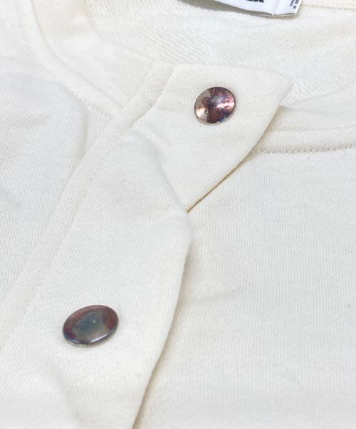 JIL SANDER（ジルサンダー）JIL SANDER (ジルサンダー) スウェットカットソー/Sweat cut and sew アイボリー サイズ:Lの古着・服飾アイテム