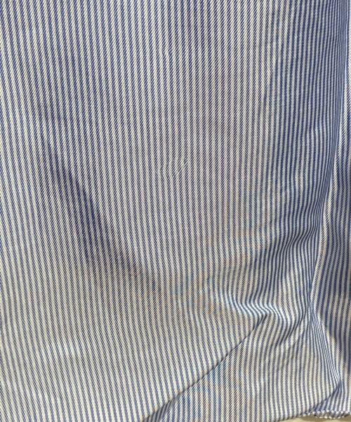 COMME des GARCONS HOMME（コムデギャルソン オム）COMME des GARCONS HOMME (コムデギャルソン オム) キュプラストライプシャツ/長袖 ブルー サイズ:Sの古着・服飾アイテム