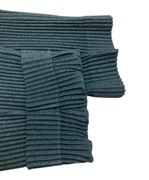 HOMME PLISSE ISSEY MIYAKE（オム プリッセ イッセイ ミヤケ）HOMME PLISSE ISSEY MIYAKE (オム プリッセ イッセイ ミヤケ) WOOL LIKE LIGHTプリーツパンツ/ウールライクライト ブルー サイズ:3の古着・服飾アイテム