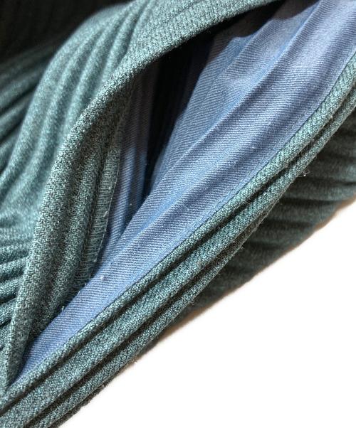 HOMME PLISSE ISSEY MIYAKE（オム プリッセ イッセイ ミヤケ）HOMME PLISSE ISSEY MIYAKE (オム プリッセ イッセイ ミヤケ) WOOL LIKE LIGHTプリーツパンツ/ウールライクライト ブルー サイズ:3の古着・服飾アイテム