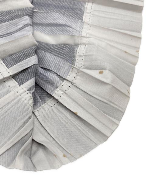 PLEATS PLEASE（プリーツプリーズ）PLEATS PLEASE (プリーツプリーズ) デニム転写プリーツスカート ブルー サイズ:4の古着・服飾アイテム