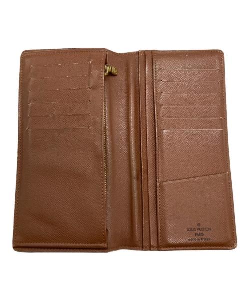 LOUIS VUITTON（ルイ ヴィトン）LOUIS VUITTON (ルイ ヴィトン) 長財布/ポルトフォイユ ブラザ/モノグラム ブラウンの古着・服飾アイテム