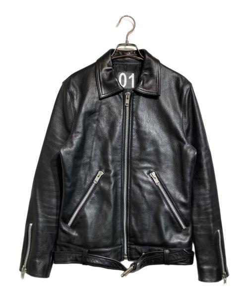 VaLLet（ヴァレット）VaLLet (ヴァレット) 01シングルレザージャケット ブラック サイズ:Mの古着・服飾アイテム