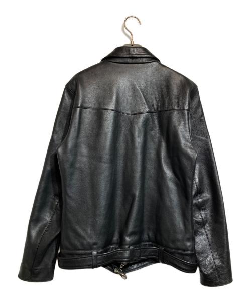 VaLLet（ヴァレット）VaLLet (ヴァレット) 01シングルレザージャケット ブラック サイズ:Mの古着・服飾アイテム