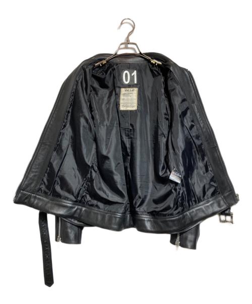 VaLLet（ヴァレット）VaLLet (ヴァレット) 01シングルレザージャケット ブラック サイズ:Mの古着・服飾アイテム