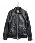 VaLLet（ヴァレット）の古着「01シングルレザージャケット」｜ブラック