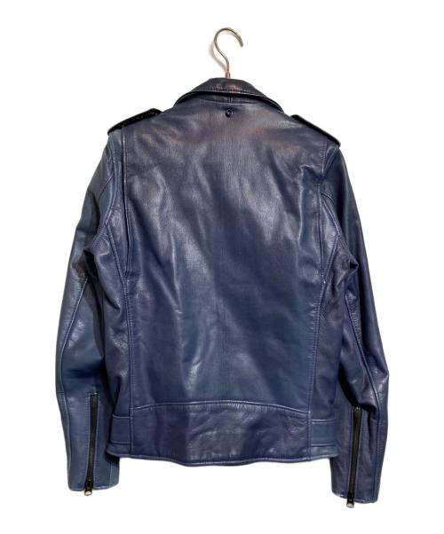 Schott（ショット）Schott (ショット) AMERICAN RAG CIE (アメリカンラグシー) 別注ONE STARレザーライダース/ワンスター ブルー サイズ:34の古着・服飾アイテム