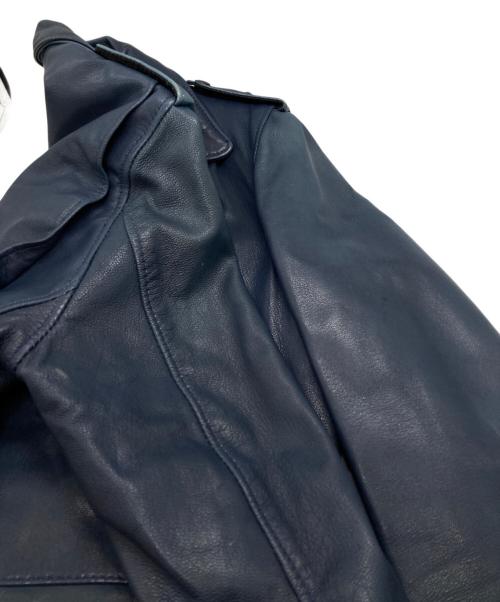Schott（ショット）Schott (ショット) AMERICAN RAG CIE (アメリカンラグシー) 別注ONE STARレザーライダース/ワンスター ブルー サイズ:34の古着・服飾アイテム